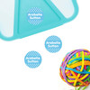 Dots small round name labels — waterproof circle stickers for kids
