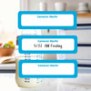 02 Solids small rectangle write-on labels — reusable waterproof