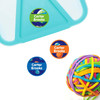 Cosmic Planets small round name labels — waterproof circle stickers for kids