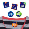 Cosmic Planets peel and stick clothing labels for kids — clothing stickers made to order
