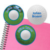 Golf large round labels — waterproof name stickers for kids