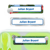 Golf large rectangle name labels — waterproof sticker labels for school supplies and water bottles