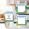 Forest Friends small square write-on labels — reusable waterproof daycare