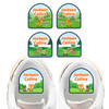 Forest Friends shoe name labels — personalized waterproof labels for shoes