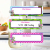 Koalas small rectangle write-on labels — reusable waterproof