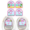 Flamingos shoe name labels — personalized waterproof labels for shoes