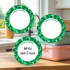 Pixel Craft large round write-on labels — reusable waterproof daycare