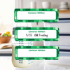 Pixel Craft small rectangle write-on labels — reusable waterproof