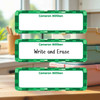 Pixel Craft large rectangle write-on labels — reusable waterproof
