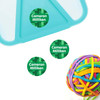 Round sticker labels for children's daycare Round sticker labels for children's daycare
