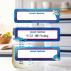 Mighty Sharks small rectangle write-on labels — reusable waterproof