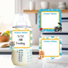 Kittens small square write-on labels — reusable waterproof daycare