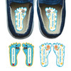 Kittens left right foot-shaped shoe labels for children Kittens left right foot-shaped shoe labels for children