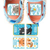 Kittens MatchUp teaching shoe stickers — left and right shoe labels for toddlers