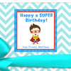 Personalized Birthday Labels