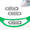 Fun Black & White Abstract preschool labels for identifying kids' clothing and school gear.