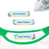 Deep Sea Pals iron on nametags for clothes — personalized iron-on clothing labels for kids