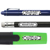 Black & White Abstract pencil labels — personalized name stickers for school supplies