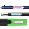 Donuts pencil labels — personalized name stickers for school supplies