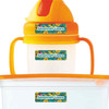 Sunflowers extra small waterproof name stickers — mini sticker labels for small items and gear