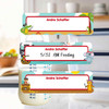Pirate Animals small rectangle write-on labels — reusable waterproof