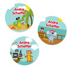Pirate Animal Large Name Stickers for Daycare