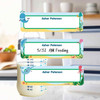 Deep Sea Pals small rectangle write-on labels — reusable waterproof