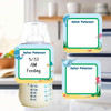 Deep Sea Pals small square write-on labels — reusable waterproof daycare