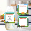 Farm Tractors small square write-on labels — reusable waterproof daycare