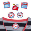 Train Chug Chug peel and stick clothing labels — clothing stickers for kids made to order