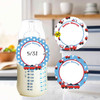 Train Chug Chug small round write-on labels — reusable waterproof daycare