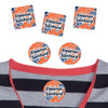 Chinoiserie peel and stick clothing labels for kids — clothing stickers made to order