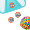 Round sticker labels for kids' backpacks Round sticker labels for kids' backpacks