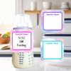 Clouds small square write-on labels — reusable waterproof daycare