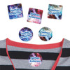Galaxy peel and stick clothing labels for kids — clothing stickers made to order