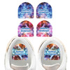 Galaxy shoe name labels — personalized waterproof labels for shoes