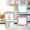 Horses small square write-on labels — reusable waterproof daycare