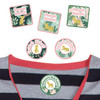 Leopard Cuties peel and stick clothing labels for kids — clothing stickers made to order