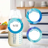 Liquid Swirl small round write-on labels — reusable waterproof daycare