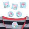 Meowmaids peel and stick clothing labels — clothing stickers for kids made to order