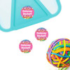 Waterproof round labels for daycare supplies Waterproof round labels for daycare supplies