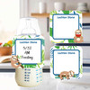 Sloth Buddies small square write-on labels — reusable waterproof daycare
