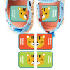 Tiny Tigers MatchUp teaching shoe stickers — left and right shoe labels for toddlers