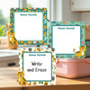 Tiny Tigers large square write-on labels — reusable waterproof daycare