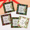 Square Christmas Gift Stickers