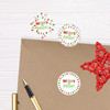 Christmas Envelope Seals, Pastel