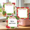 Summer Squeeze large square write-on labels — reusable waterproof daycare
