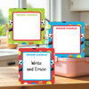 All Sports large square write-on labels — reusable waterproof daycare