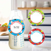 All Sports small round write-on labels — reusable waterproof daycare