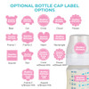 Baby Bottle Labels Write-On, Rectangle - Military Daycare